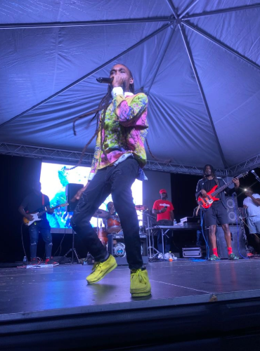 live reggae show at Kromanti Fest, Portland.